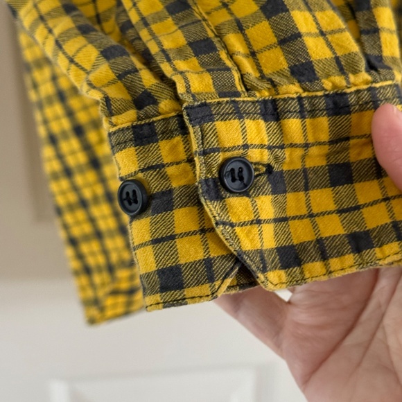 Men's GAP Flannel Shirt Button Down Long Sleeve Size M - Picture 6 of 10